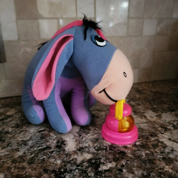 Vintage Eeyore Night Cap Lantern Plush Doll-1998 - Picture 2 of 4